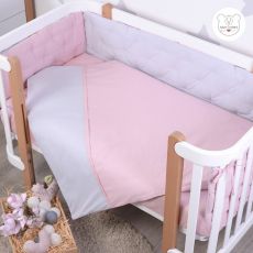 Детский постельный комплект Veres Point pink 6 единиц
